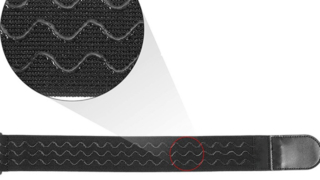 anti-slip elastic hook and loop strap 